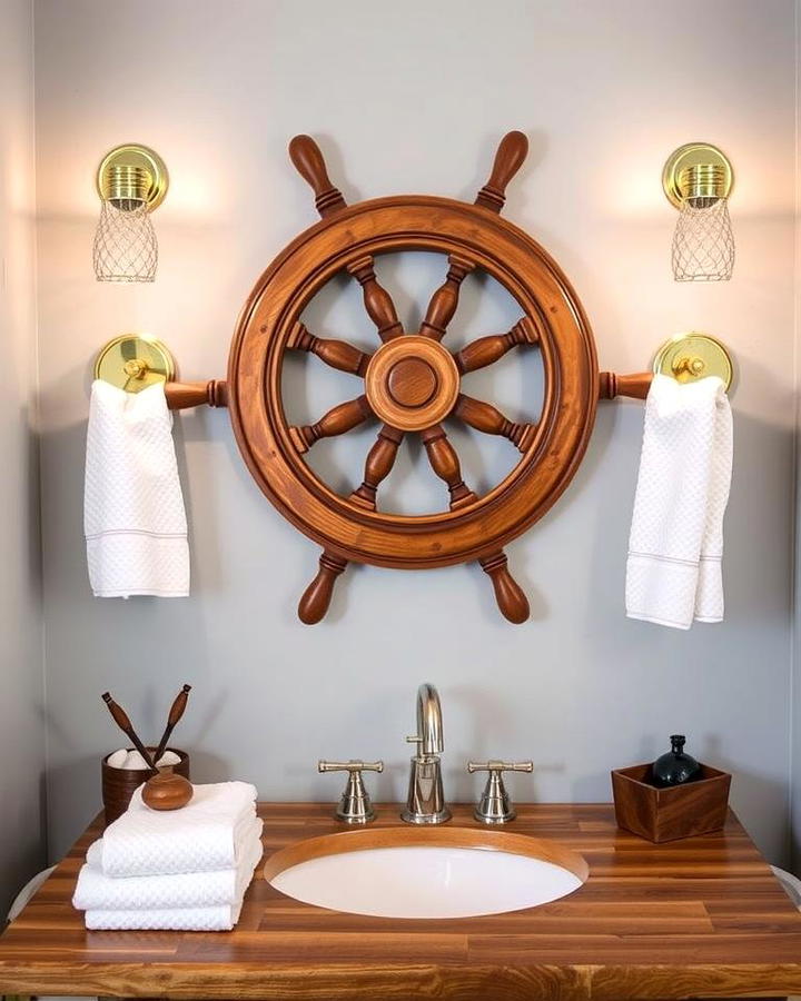 Ship Wheel Decor