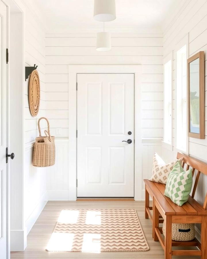 Shiplap Wainscoting for a Coastal Charm