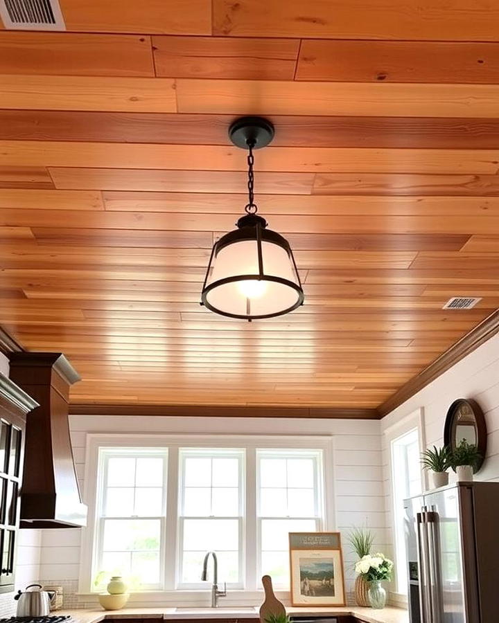 Shiplap Wood Ceilings for a Classic Cottage Style