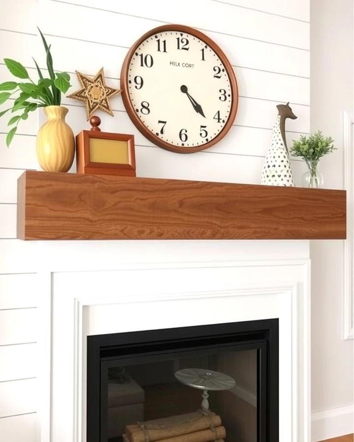 Shiplap Wood Mantel