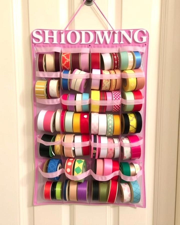 Shoe Organizer for Ribbon Storage