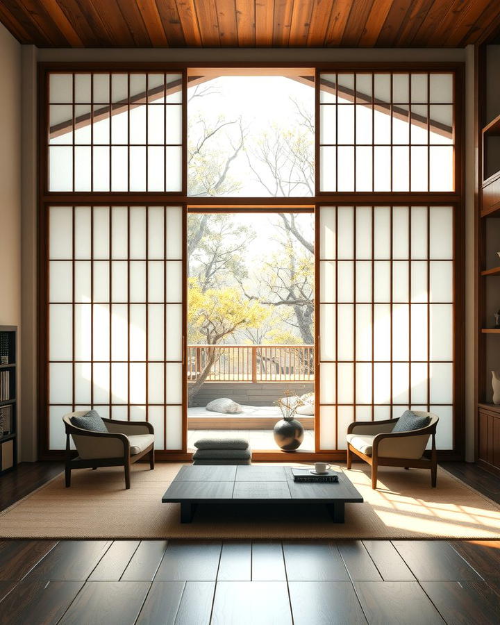 Shoji Style Sliding Doors