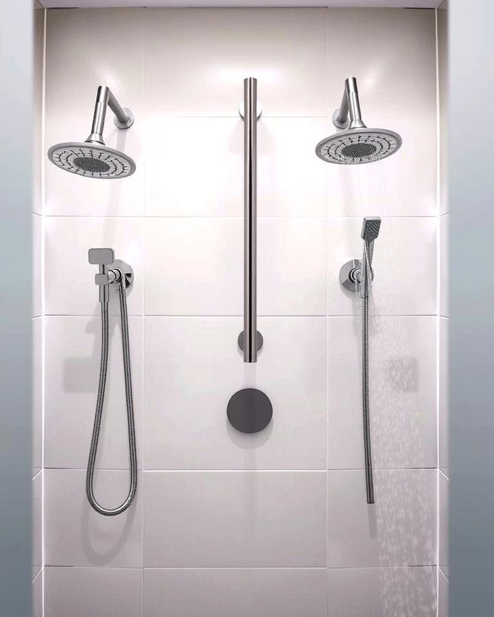 Side by Side Handheld Showers