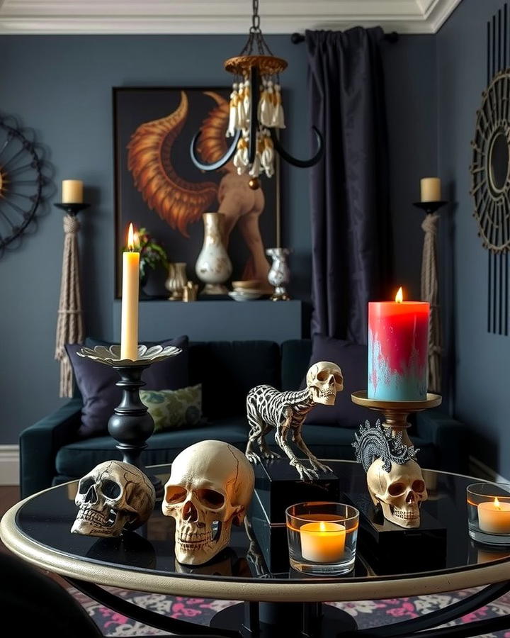 Skull and Bone Accents for a Gothic Touch