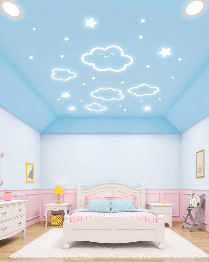 Sky Blue Ceiling