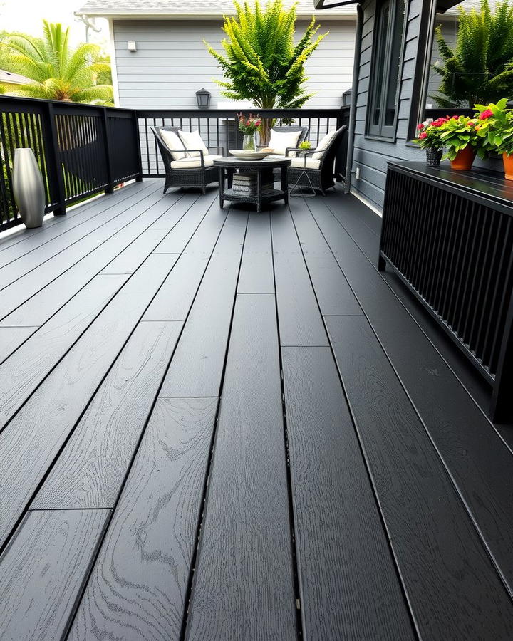 Sleek Black Decks