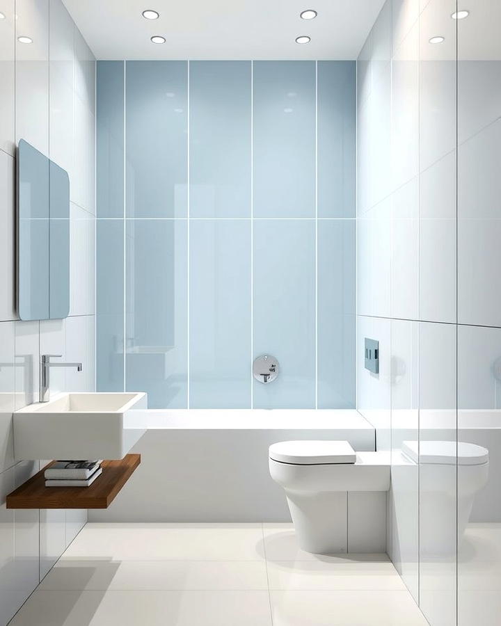 Sleek High Gloss Panels for Modern Bathrooms