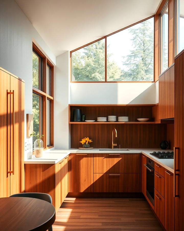 Sleek Wooden Cabinetry