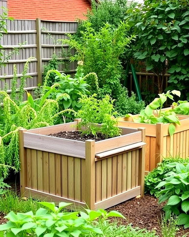 Sleeper Compost Bins