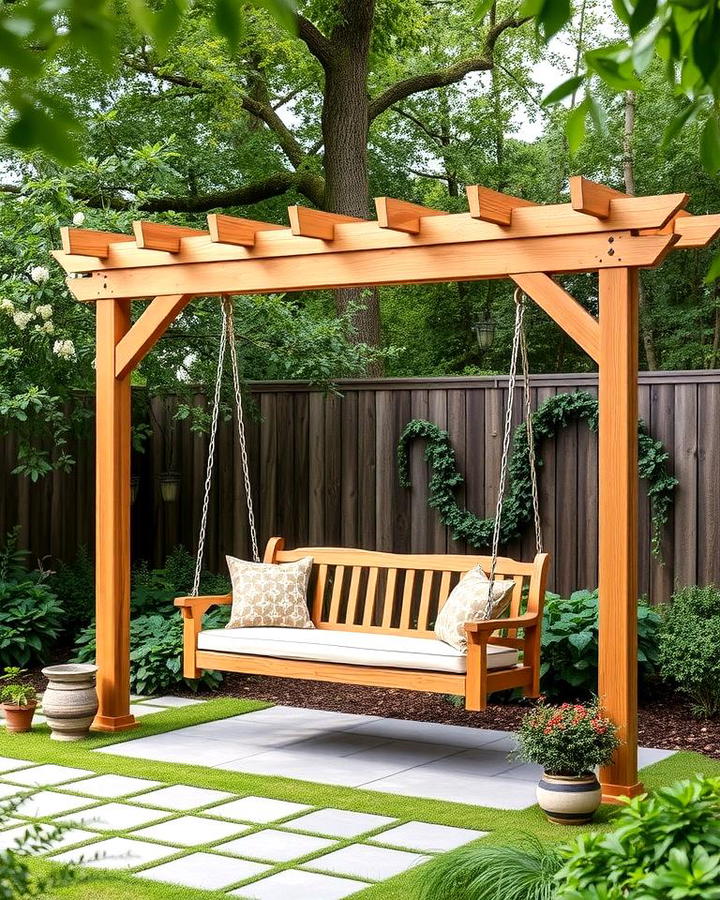 Sleeper Pergola Swing