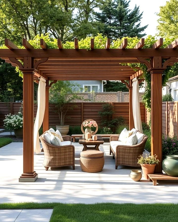 Sleeper Pergolas for Shaded Areas