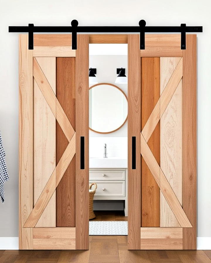 Sliding Barn Bathroom Door