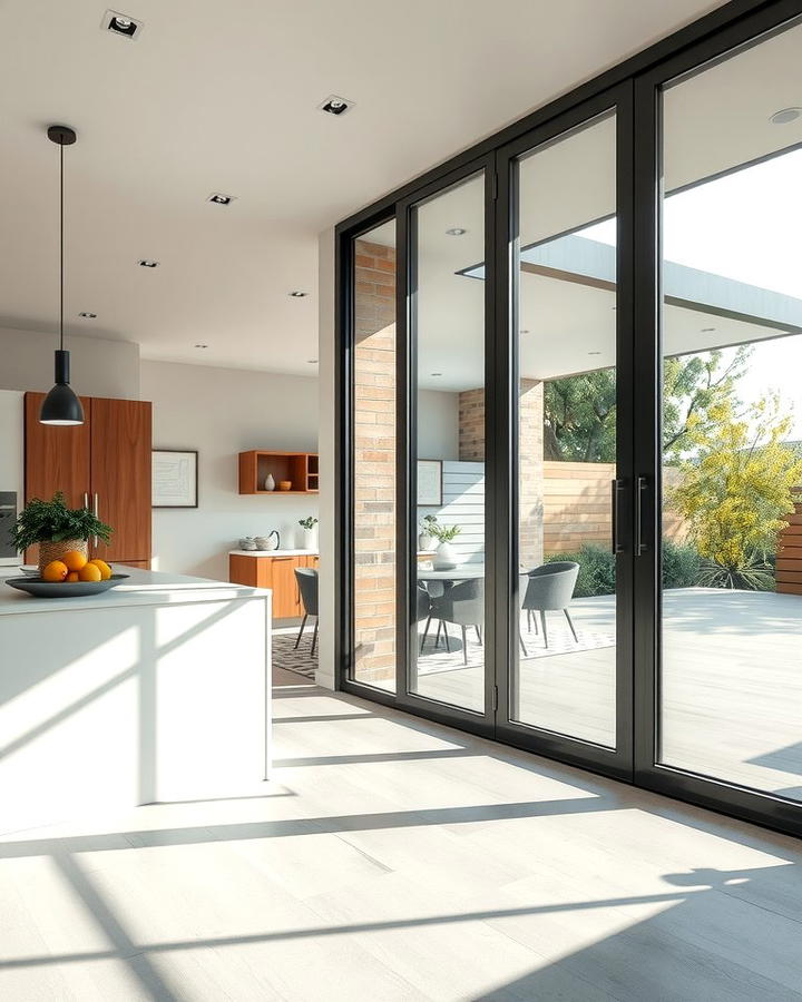 Sliding Glass Doors for Seamless Views