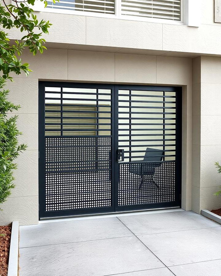 Sliding Metal Gate