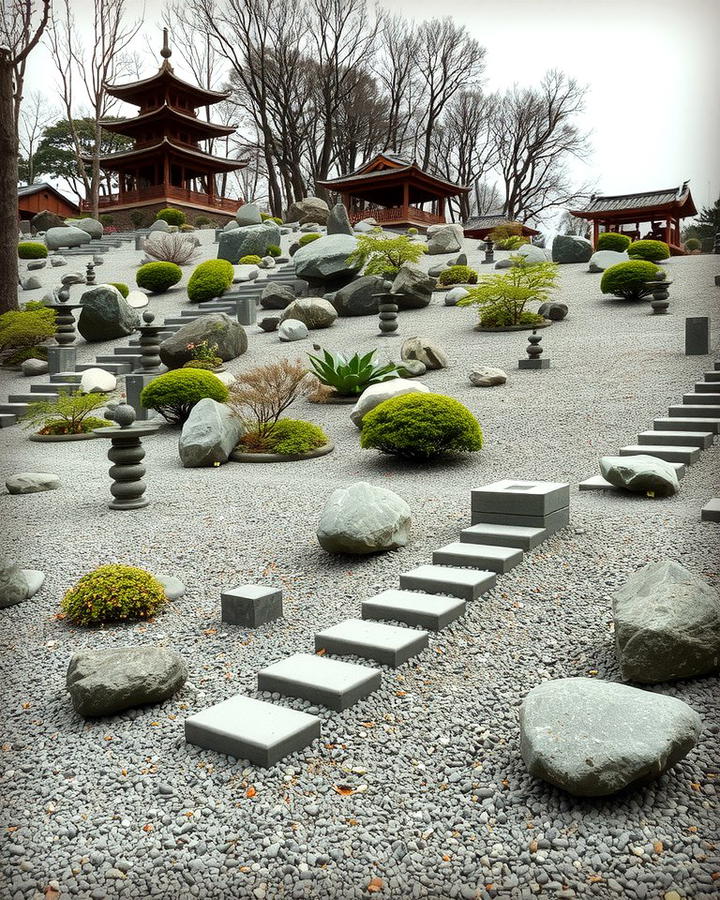 Sloped Zen Garden