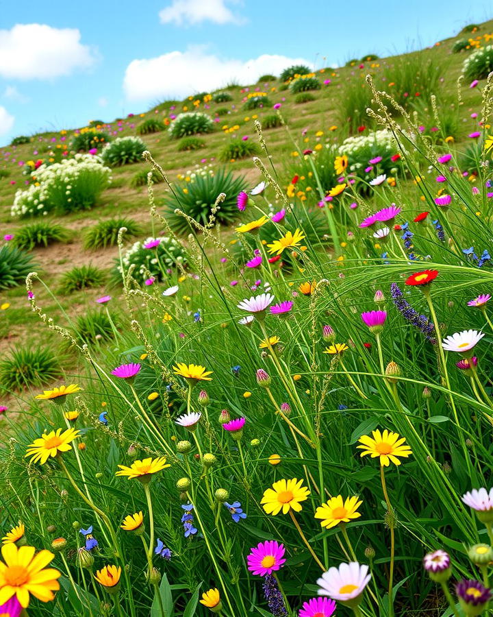 Sloping Wildflower Meadow