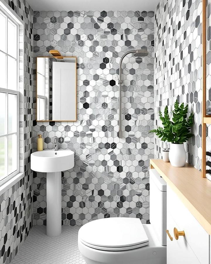 Small Hexagon Mosaic Patterns