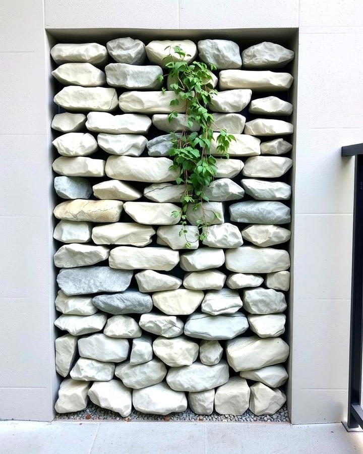 Small Space Retaining Rock Wall