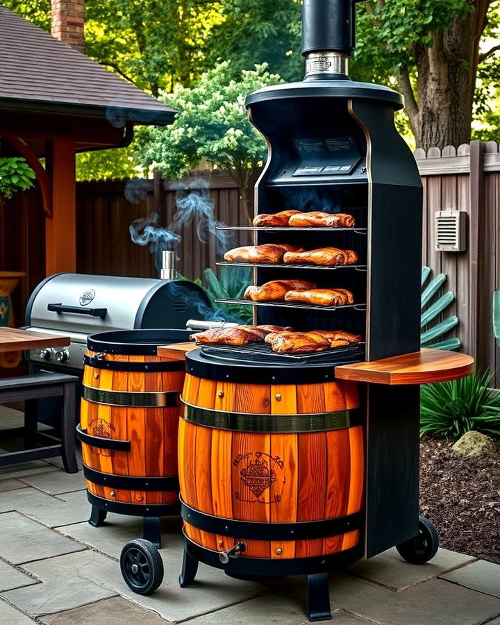 Smoky Barrel Smoker BBQ