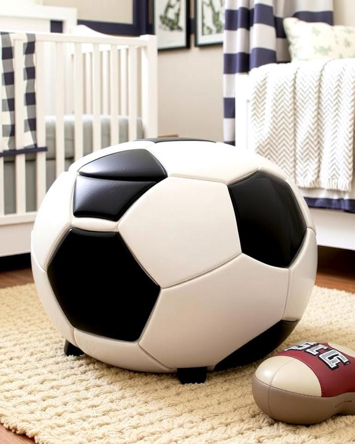 Soccer Ball Ottoman