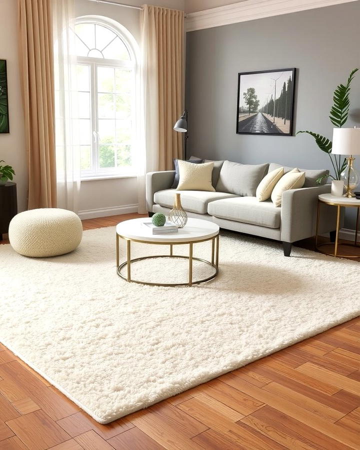 Soft Cream Rug for a Timeless Appeal