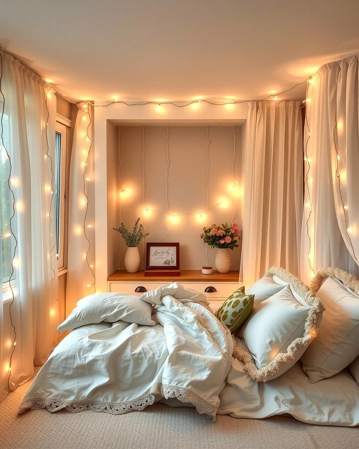 Soft Lighting with String Lights