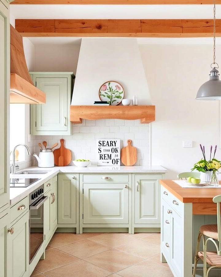 Soft Pastel Color Palette Kitchen