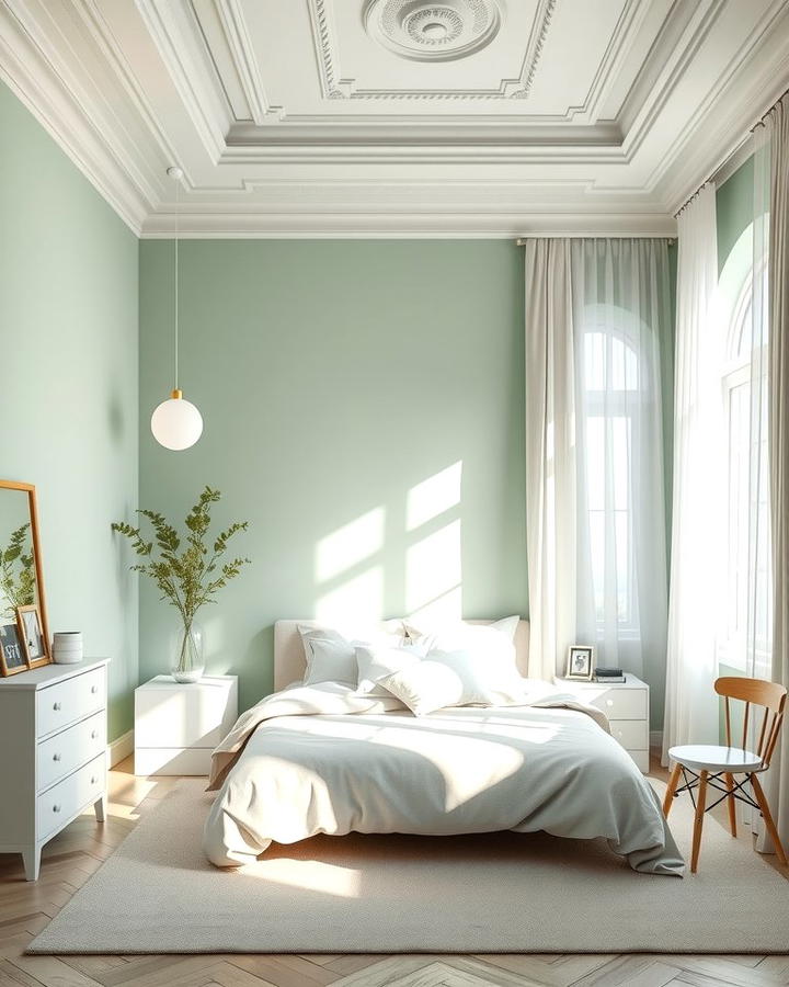 Soft Pastel Green Walls