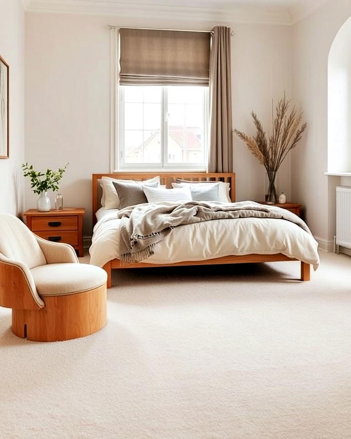 Soft Wool Carpet for Natural Warmth Bedroom