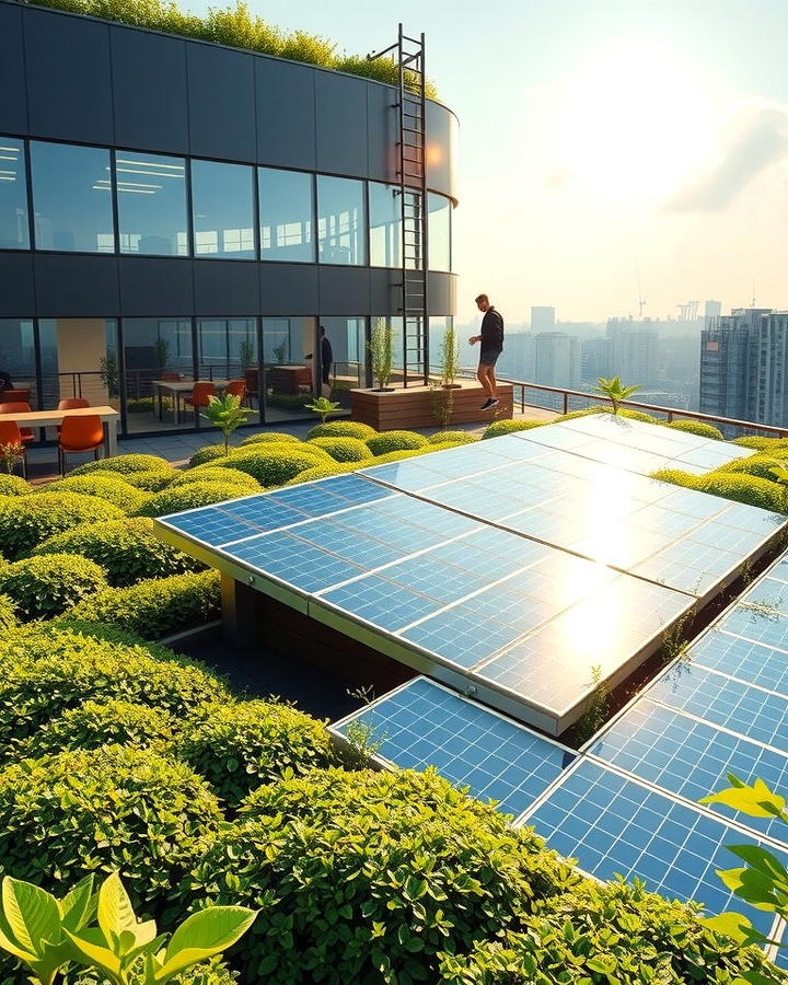 Solar Integrated Green Roof