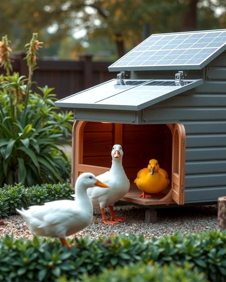 Solar Powered Duck House