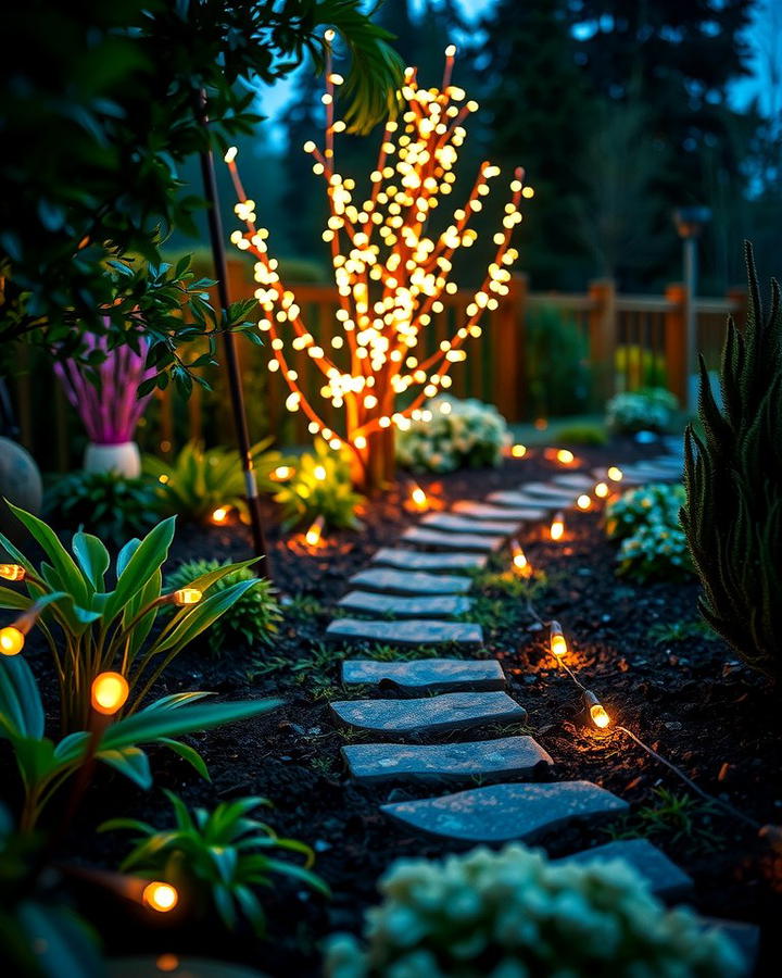 Solar Powered Fairy Houses - LED Garden Lights With Mushroom & Flower Cottage Designs