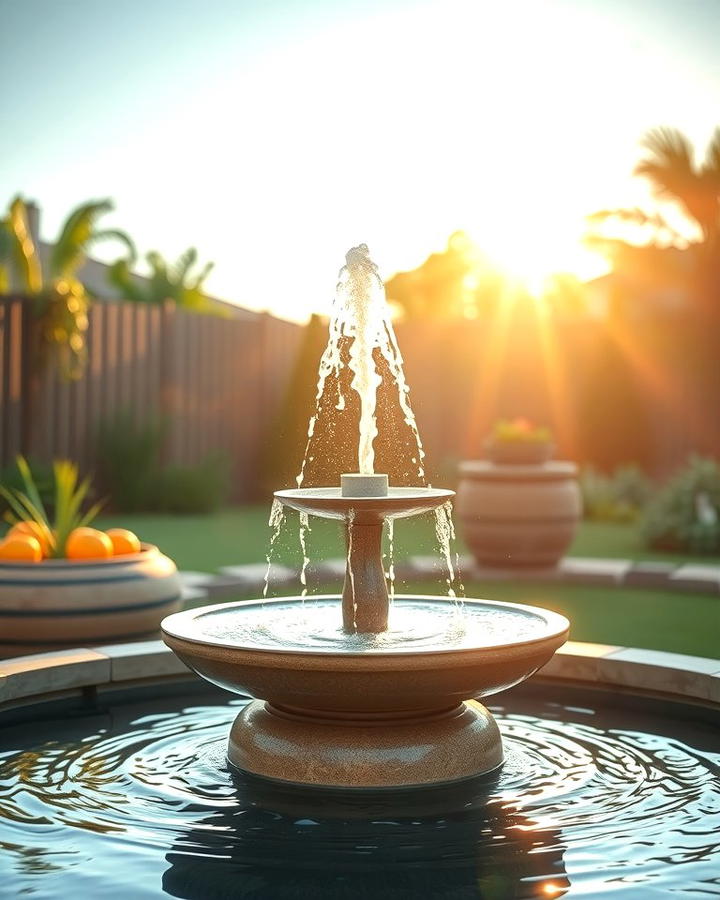 Solar Powered Fountain