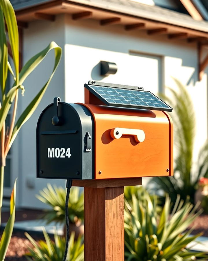 Solar Powered Mailbox Post 2