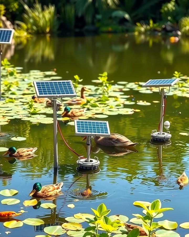 Solar Powered Pond Aerators