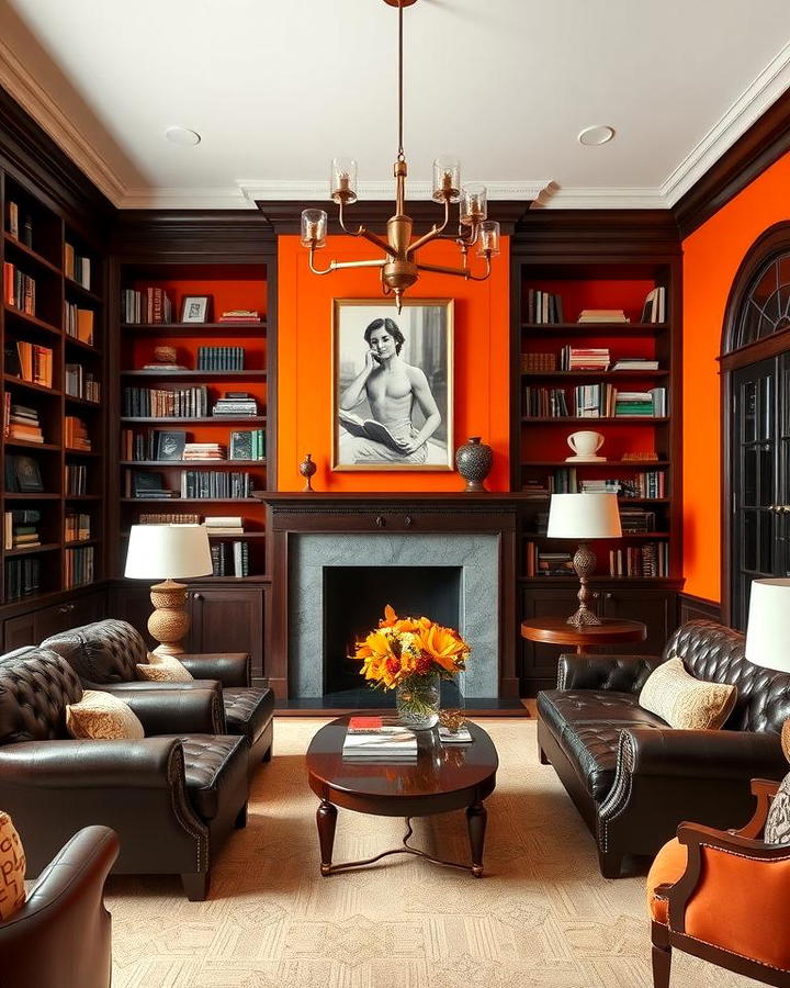 Sophisticated Home Library