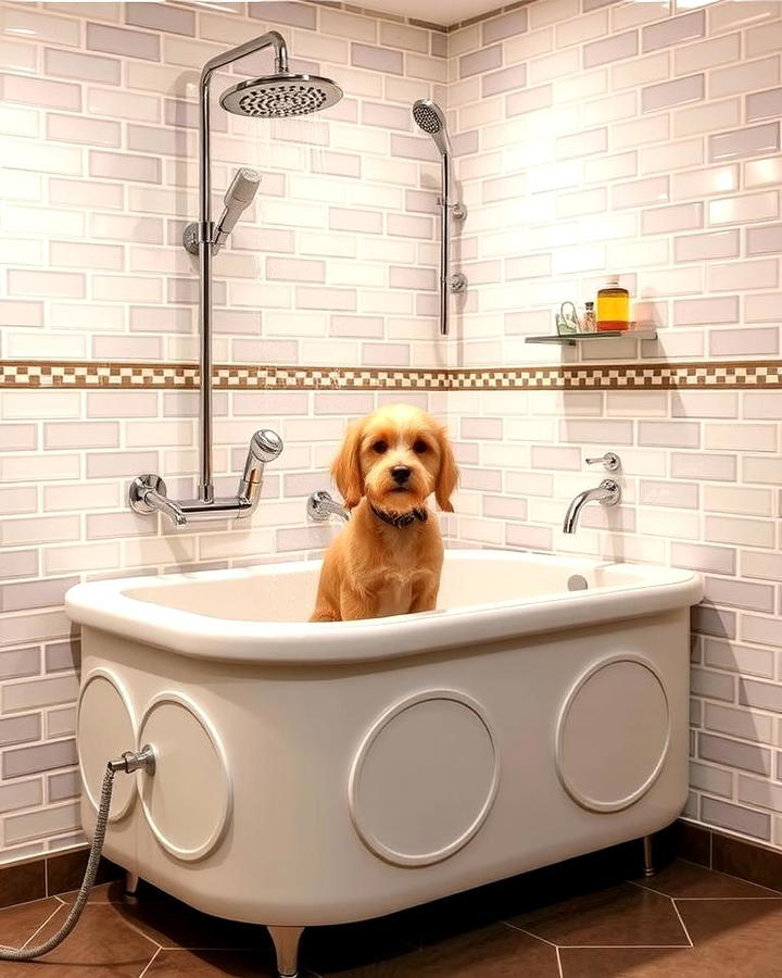 Spa Inspired Dog Wash Station with Luxury Features