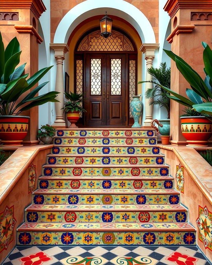 Spanish Tile Steps