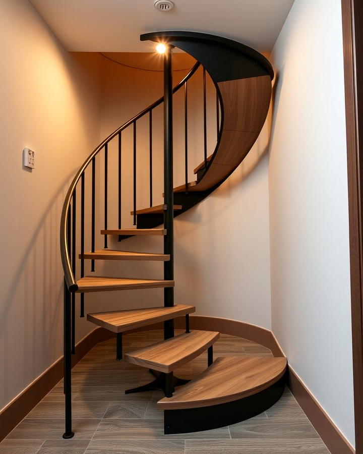 Spiral Staircases for Compact Spaces