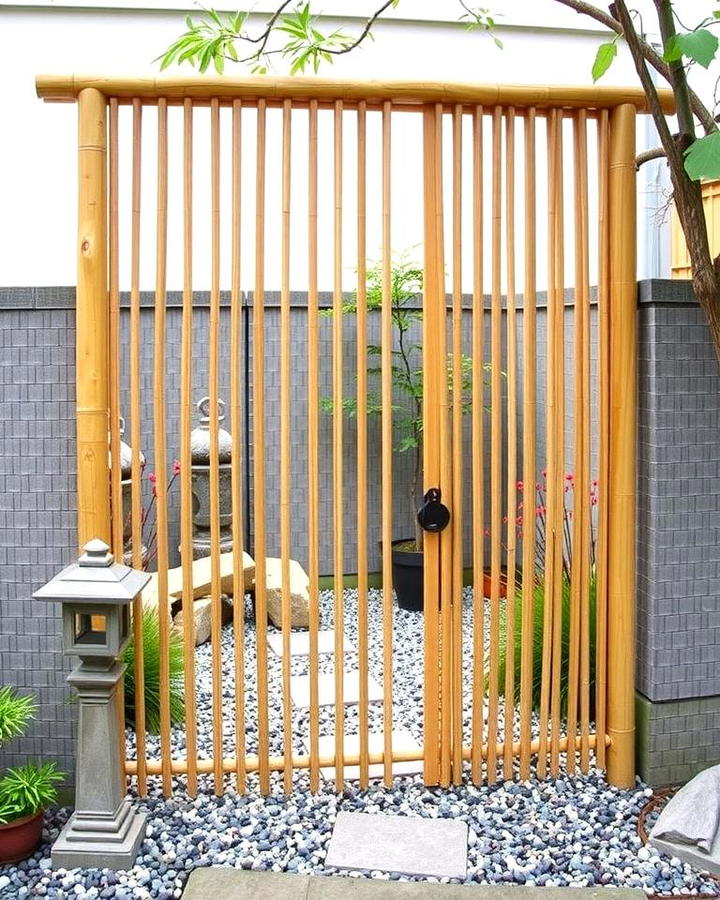 Split Bamboo Gate