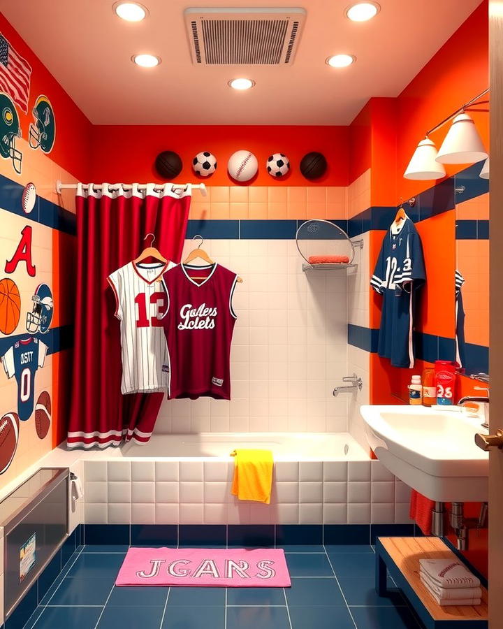 Sports Inspired Bathroom 2