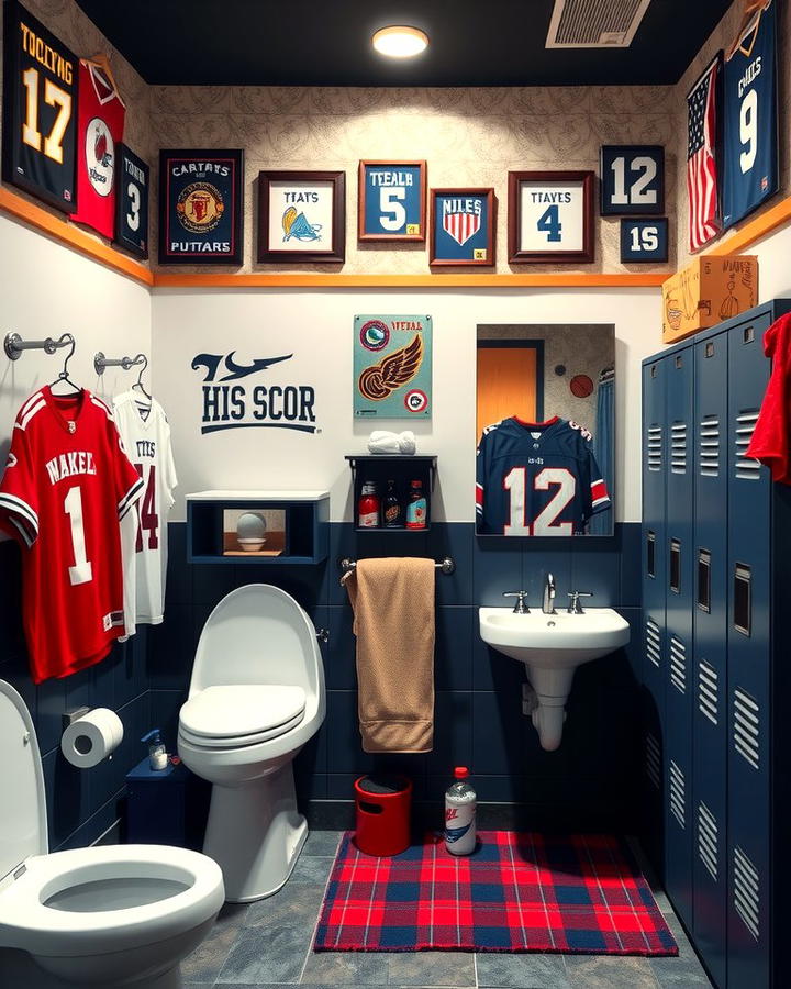 Sports Inspired Bathroom