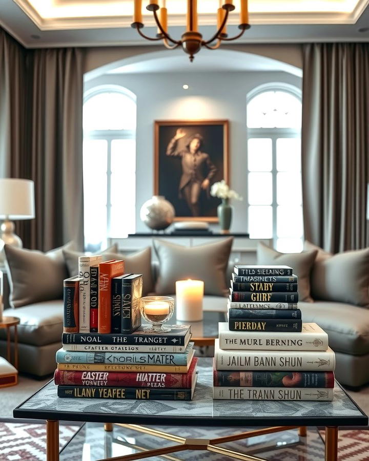 Stack Books for a Polished Look