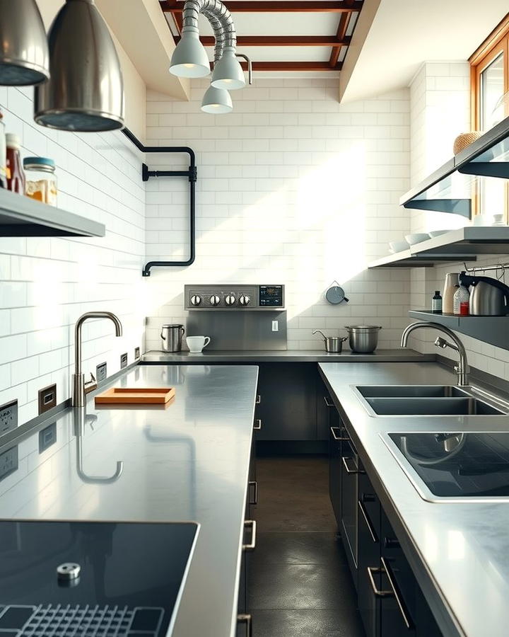 Stainless Steel Countertops for Durability