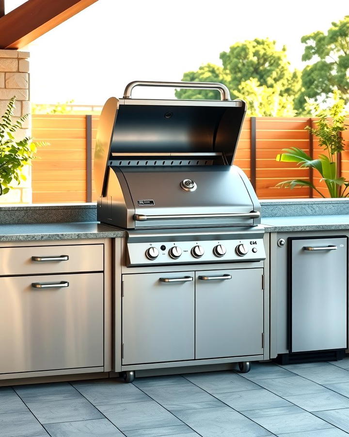 Stainless Steel Grill Station