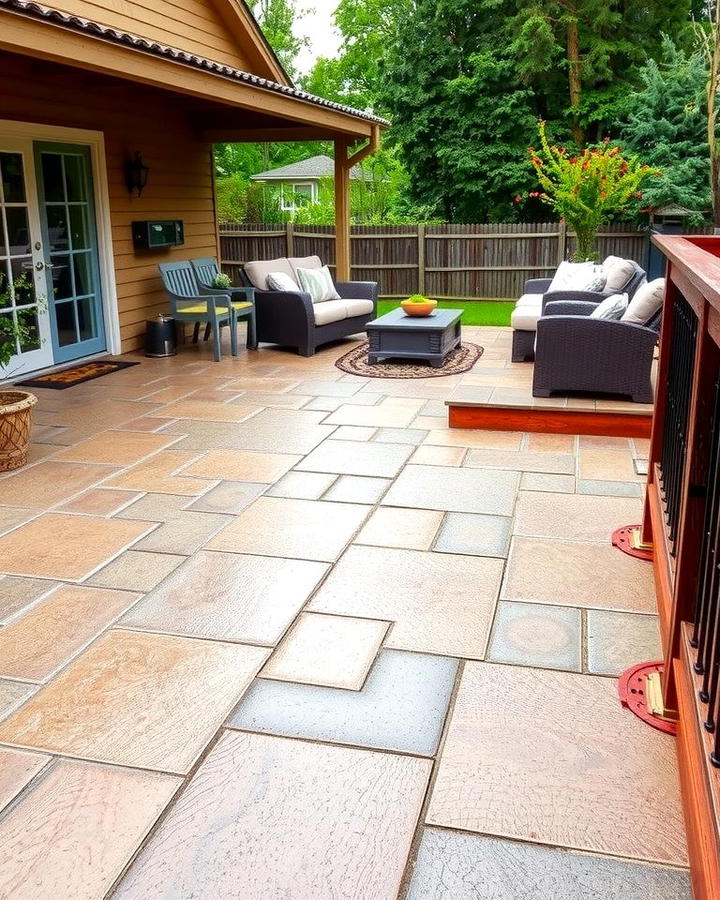 Stamped Concrete Decks