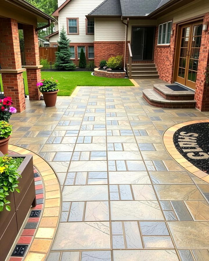 Stamped Concrete for a Polished Look