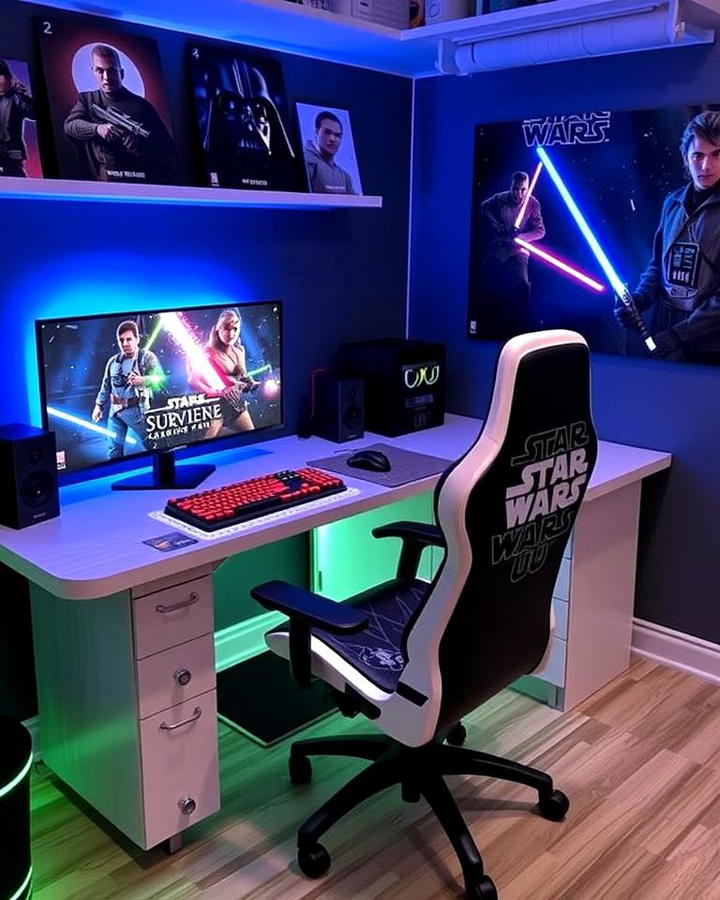 Star Wars Themed Gaming Setup