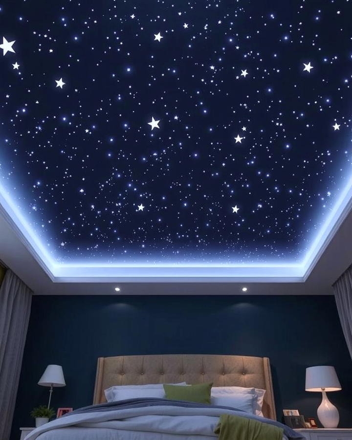 Starry Night Ceilings for a Dreamy Atmosphere