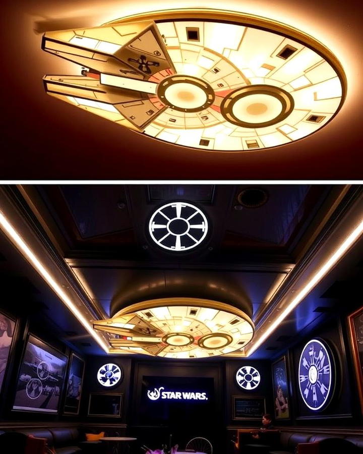 Starship Inspired Lighting Fixtures